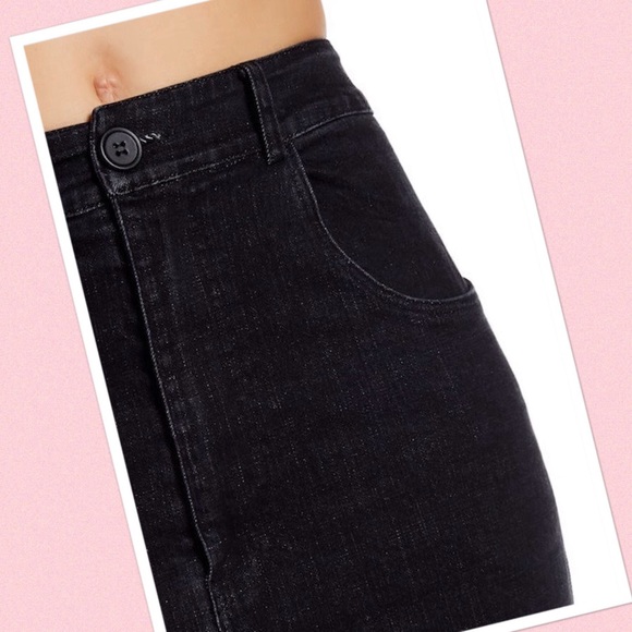 SOLD Distressed Denim Maxi Skirt - Picture 5 of 6